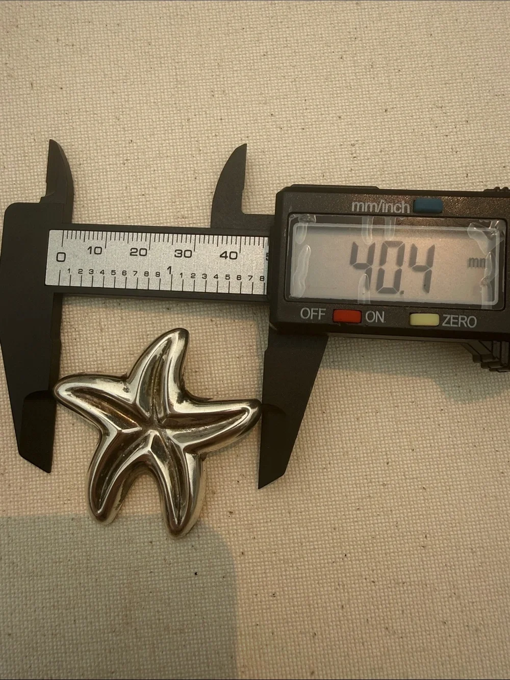 Sterling Silver 925 Thailand Starfish Brooch